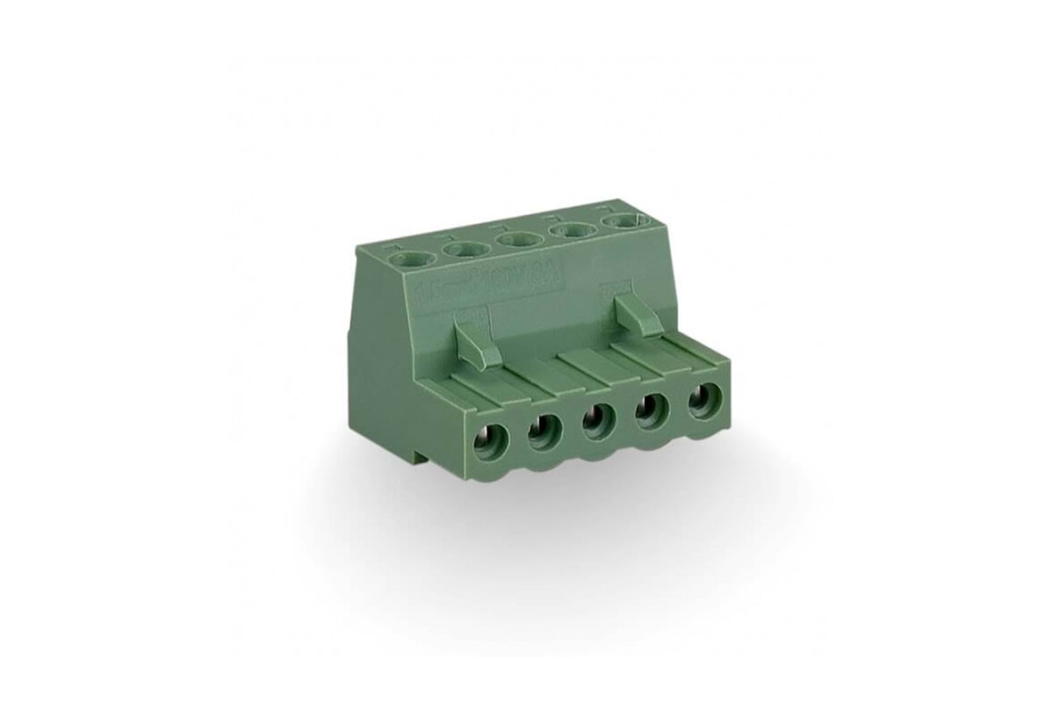 KLM 5P 3.81MM GREEN FEMALE THT