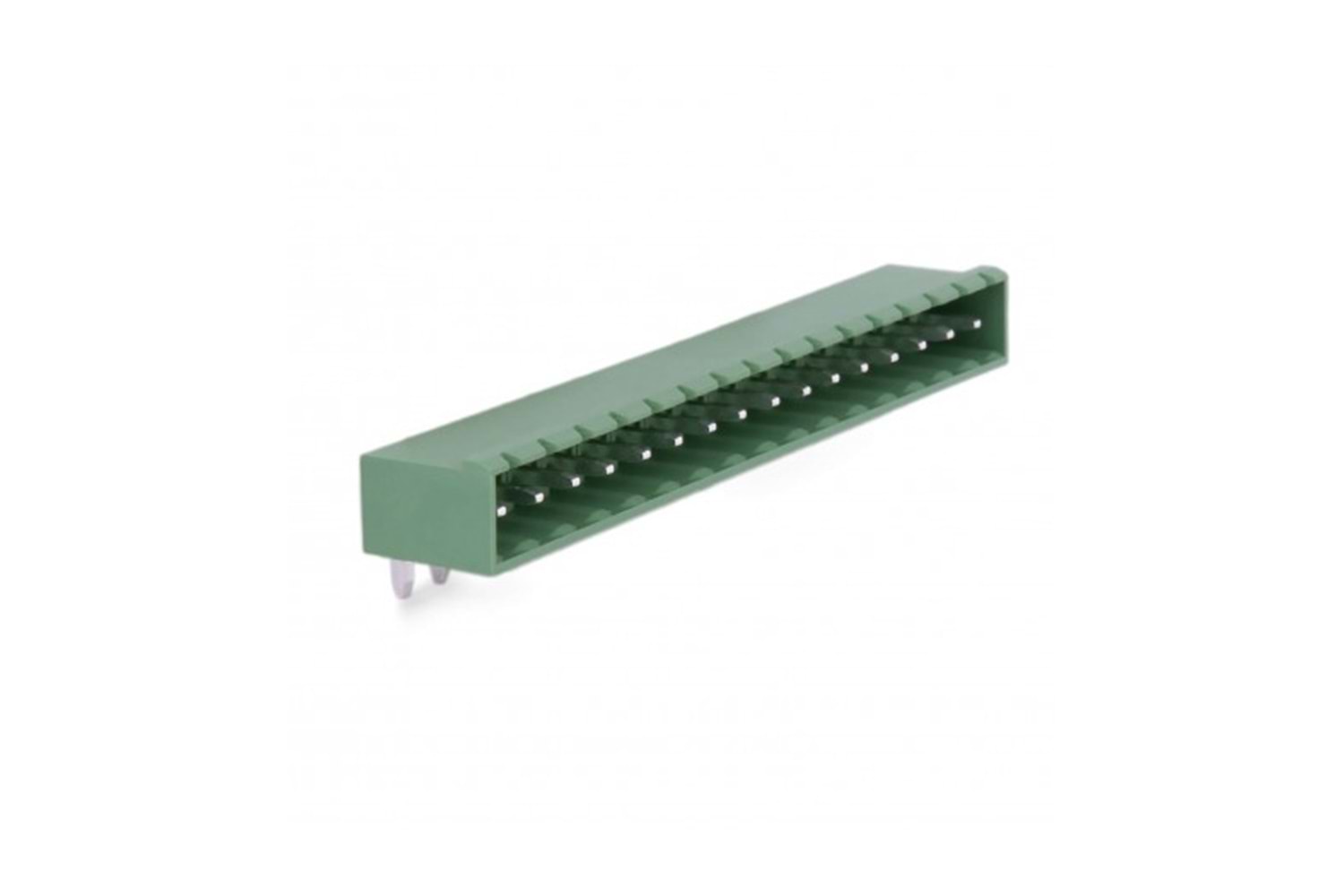 KLM 16P 3,81MM 90° GREEN MALE THT