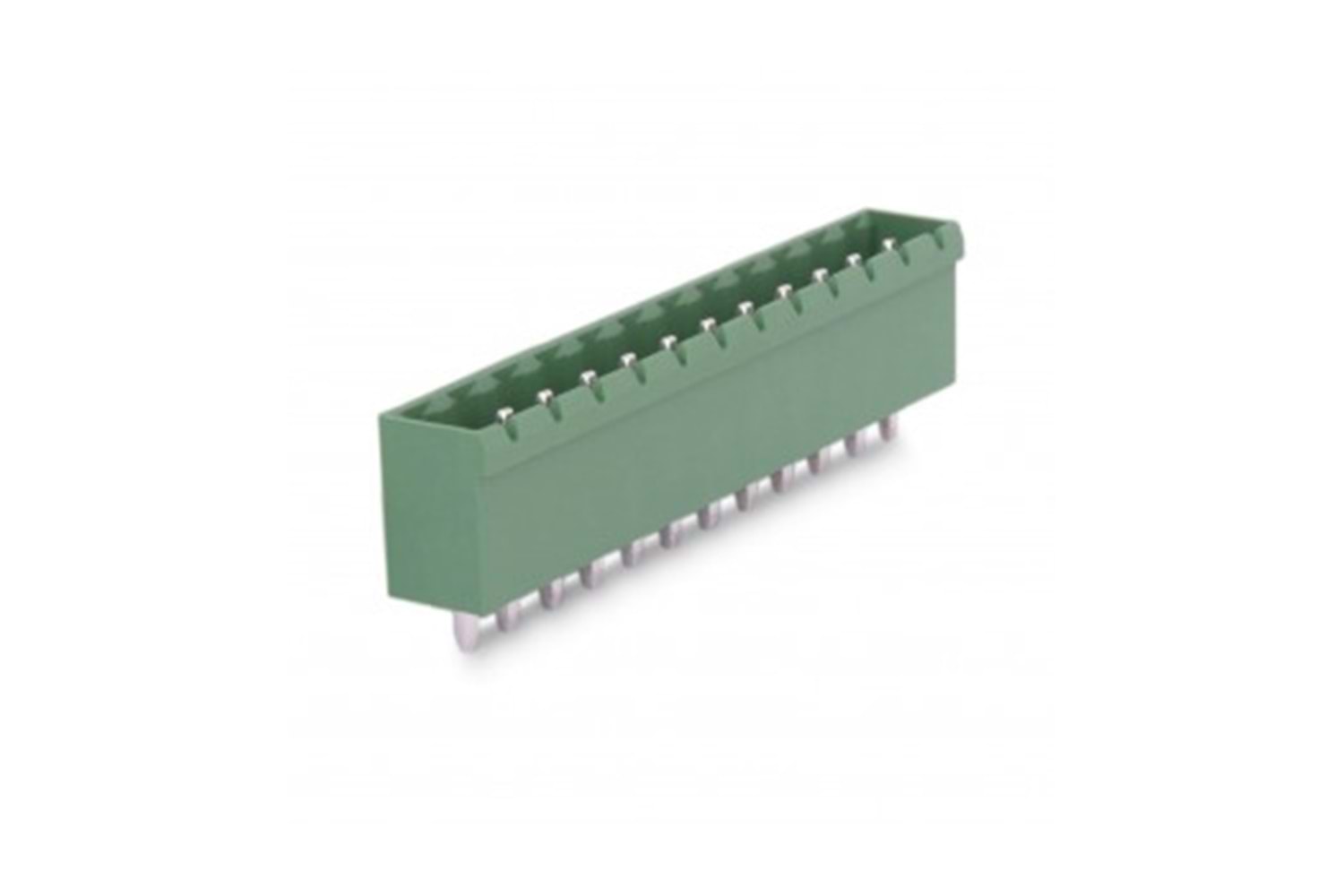 KLM 12P 3,81MM 180° GREEN MALE THT