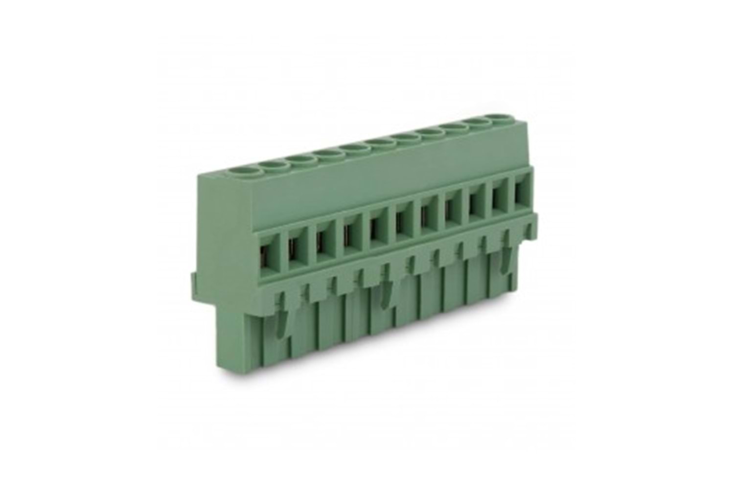 KLM 11P 5.08MM (DİK) GREEN FEMALE THT