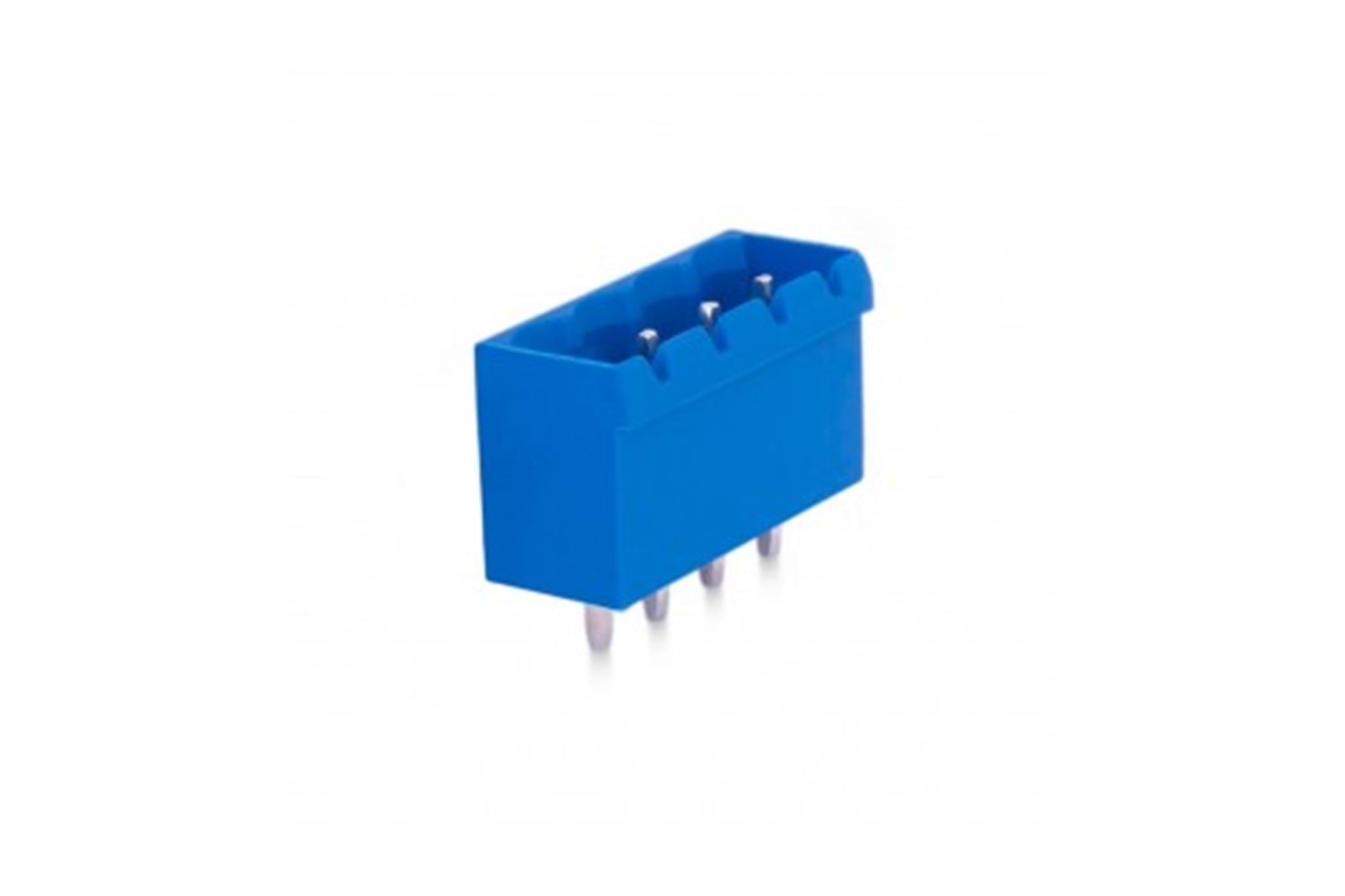 KLM 4P 5.08MM 180° BLUE MALE THT