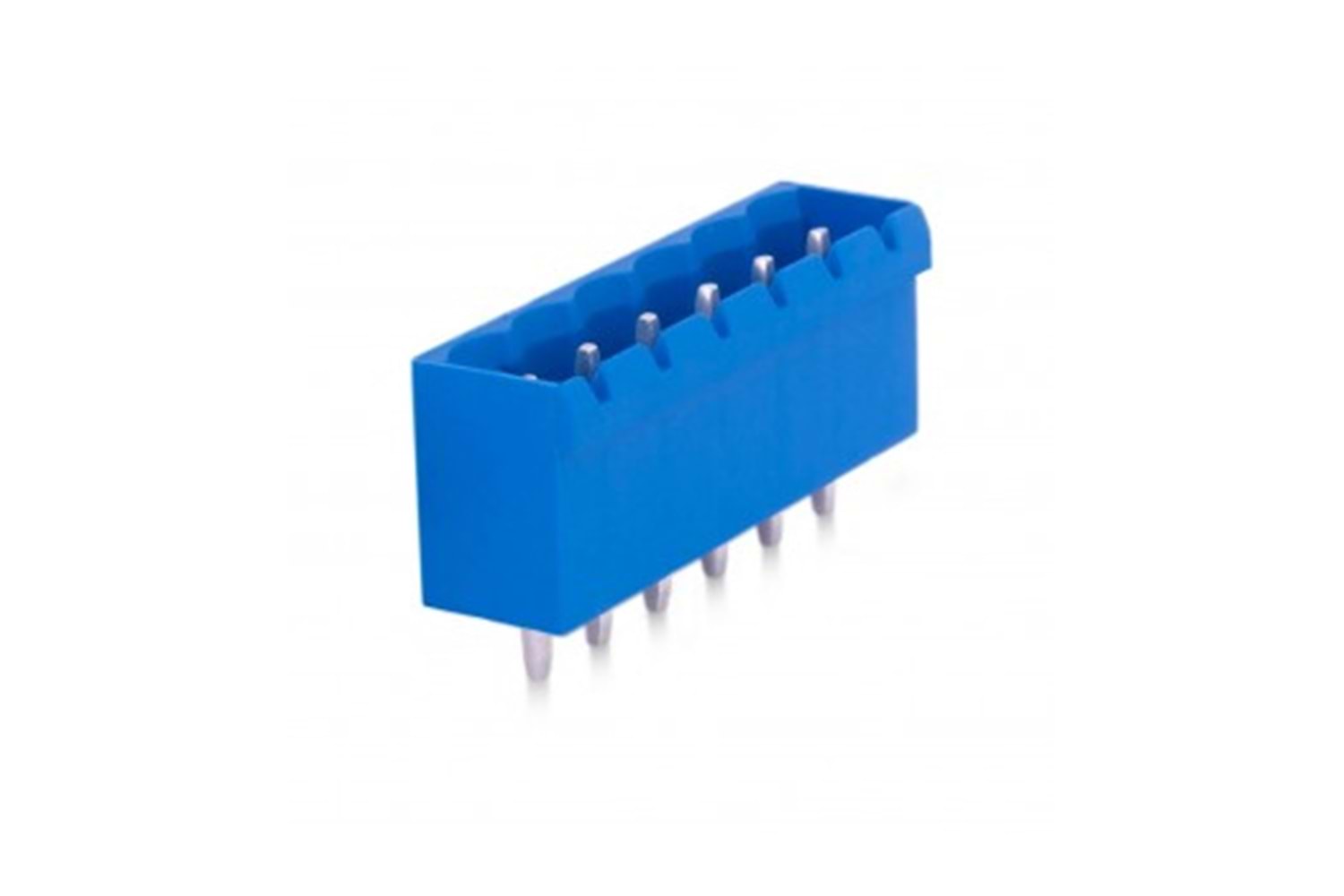 KLM 6P 5.08MM 180° BLUE MALE THT