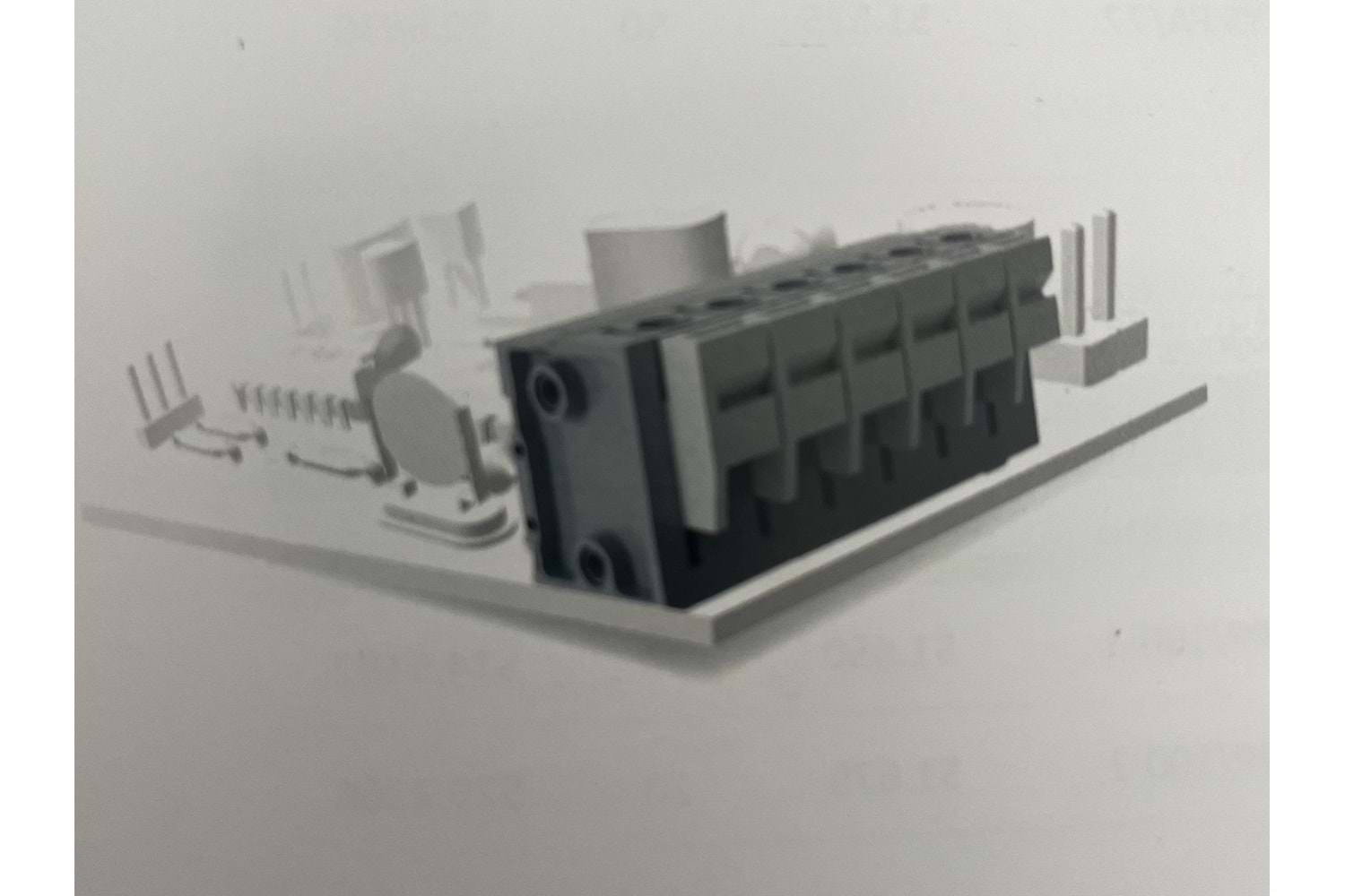 KLM 8P 5.08x7.62MM (DİK YAYLI) GRAY THT