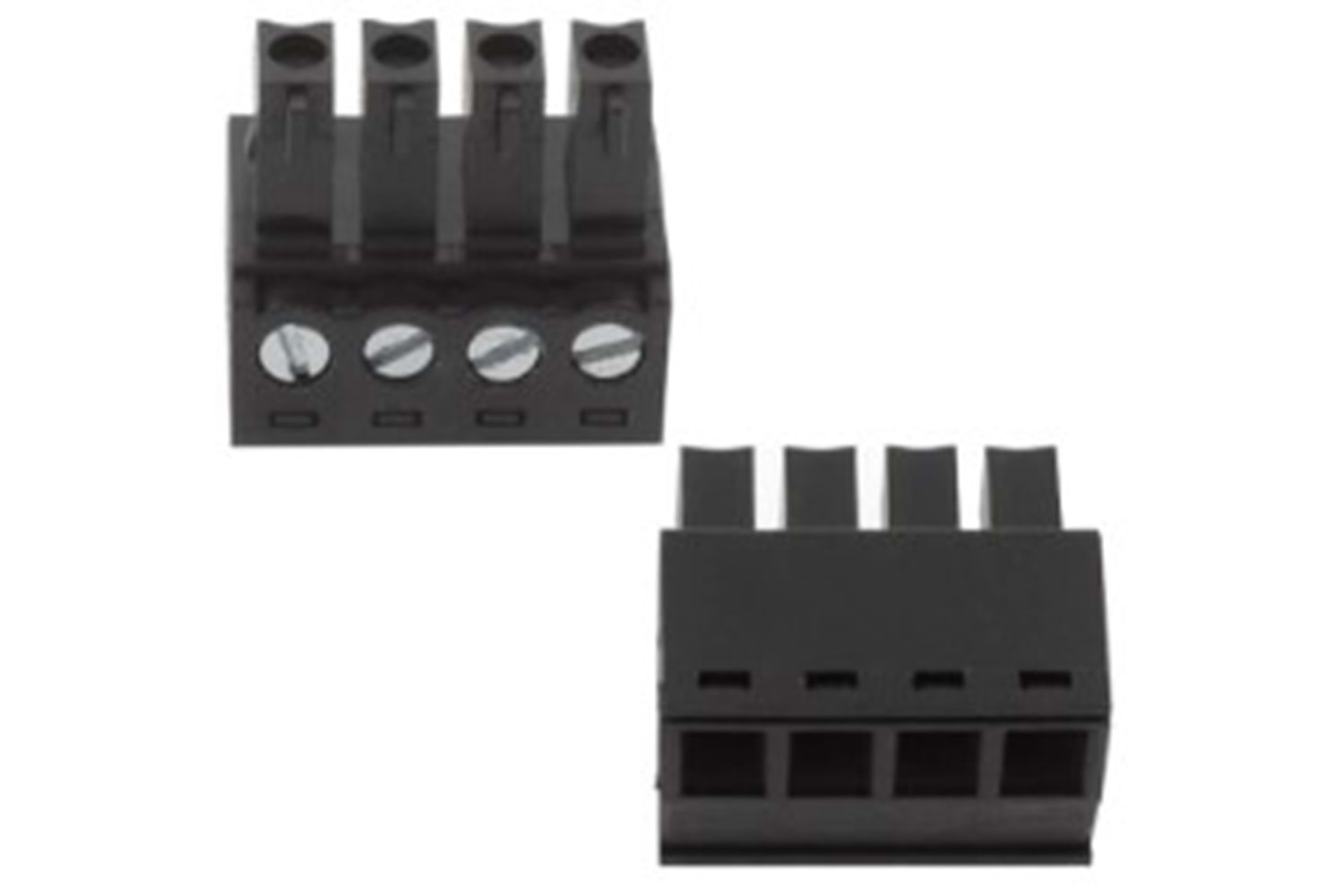 TERM 4P 3.81mm BLACK FEMALE