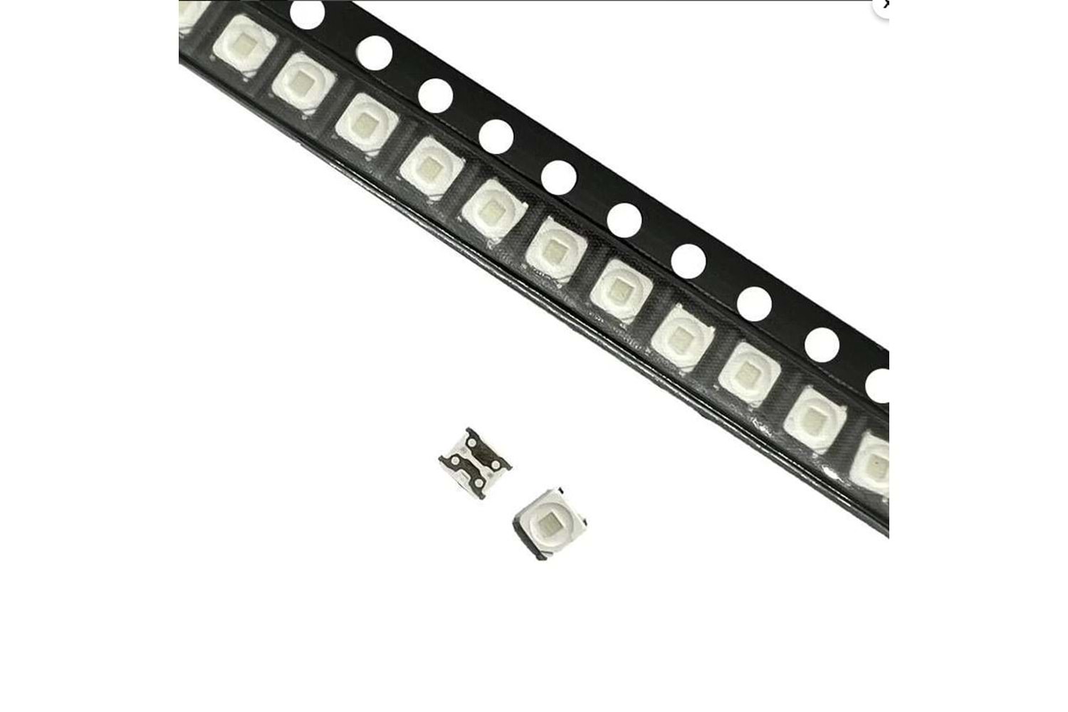LED WHİTE DİFFUSED 3228STD 3.3V 2240mcd 85mW 3.2 x 2.8MM SMD