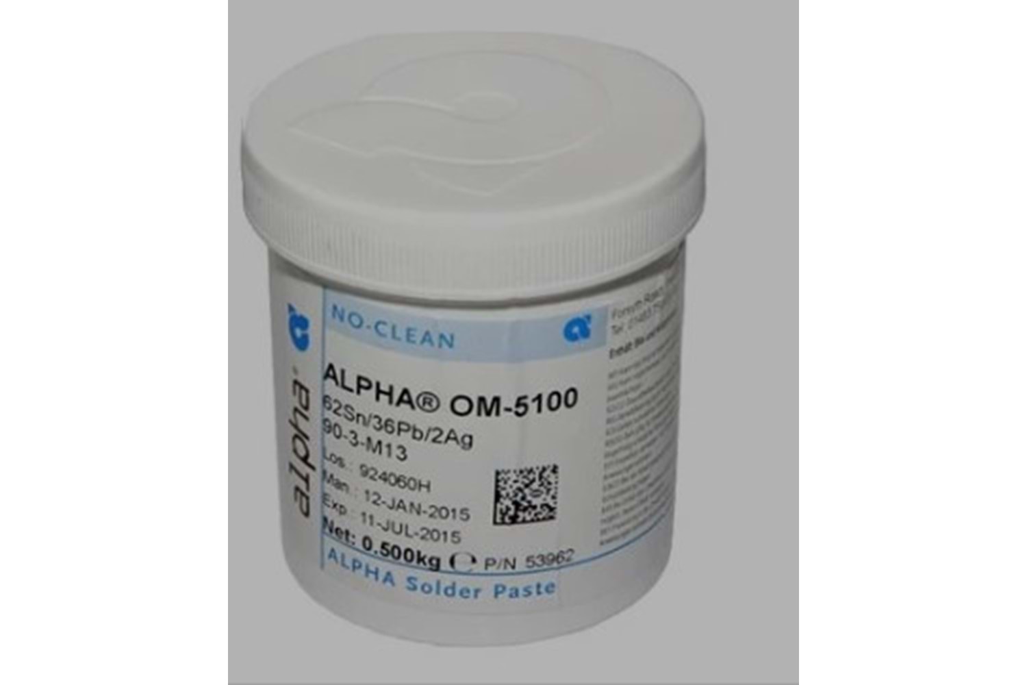KURŞUNLU KREM LEHİM 62SN/36PB/2AG