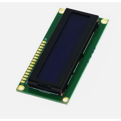 LCD MOD 2x16 80x36x12.5mm BLUE WHITE THT