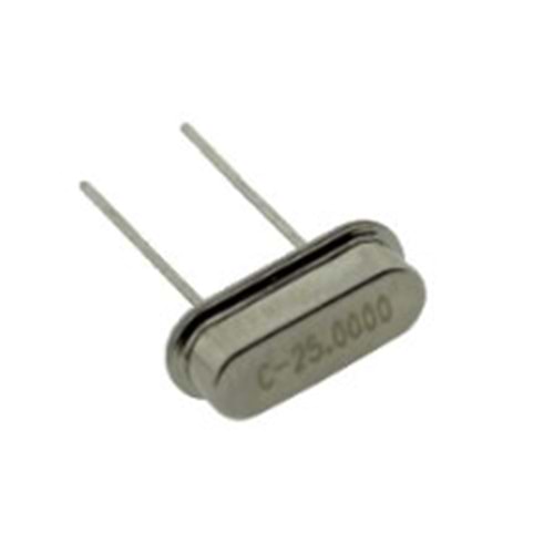 CRYSTAL 25MHz 20pF THT