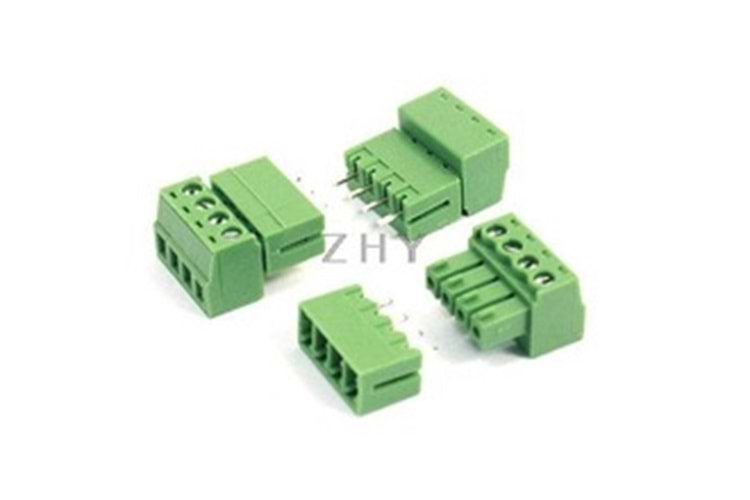 TERM 4P 3.81mm GREEN FEMALE THT