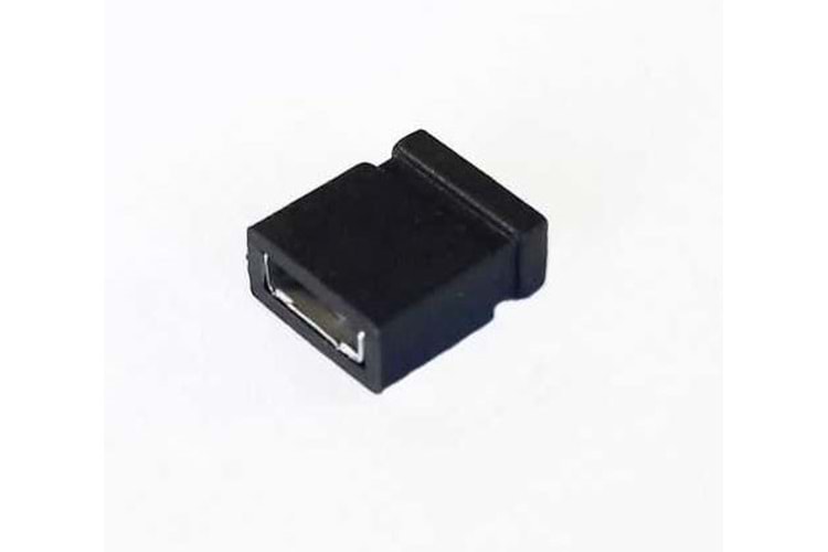 JUMP MİNİ 2PIN 2.54mm CLOSED 6.0mm BLACK (PLASTİK) THT