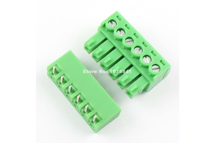 TERM 6P 3.81mm FEMALE THT