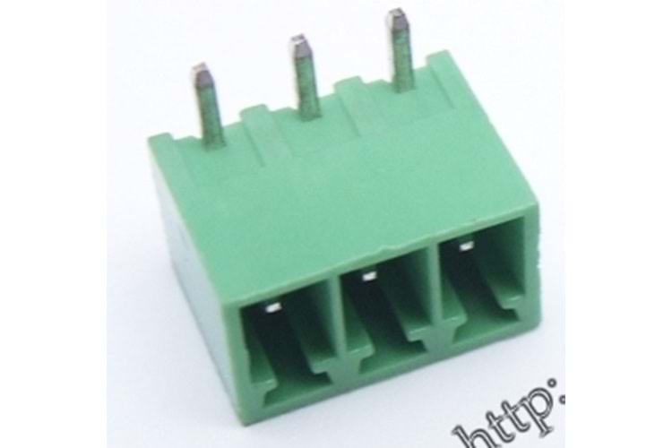 TERM 3P 90* 3.81mm CLOSED MALE THT