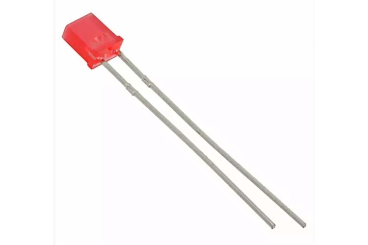 LED BLUE DIFF 4X2mm RECT T/H THT