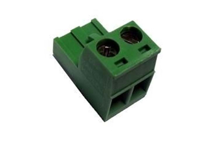 TERM 2P 5.08MM GREEN FEMALE THT