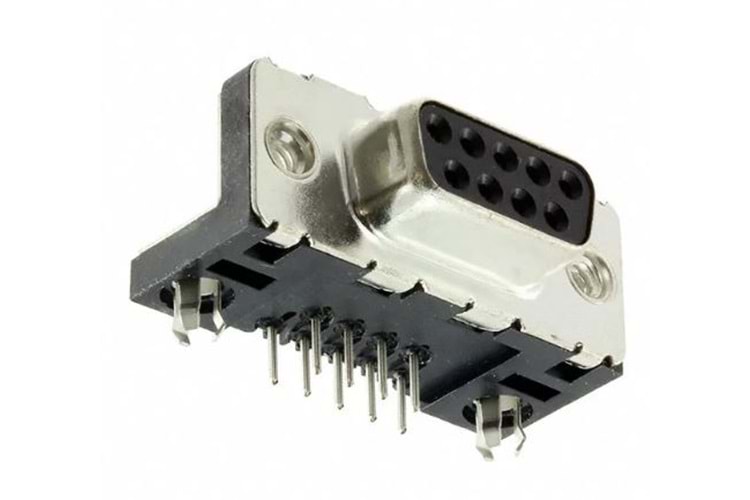 CONN 9PIN 90° FEMALE DSUB DİP THT