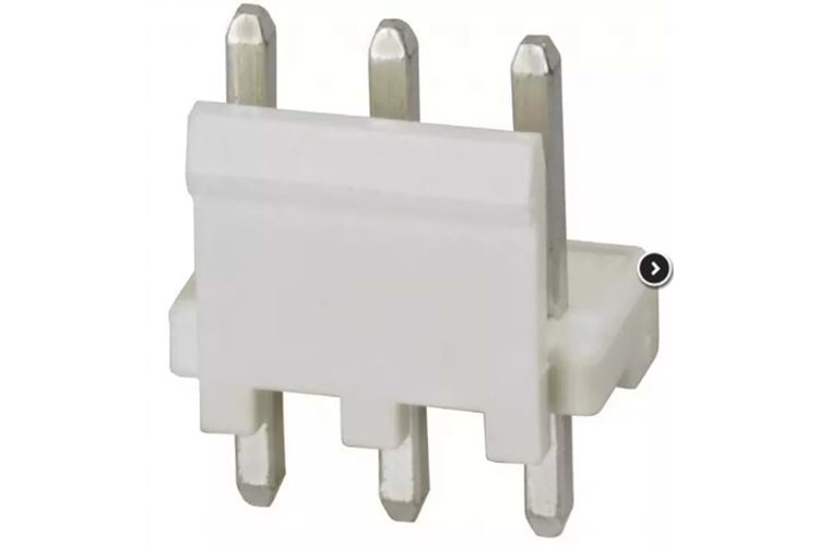 CONN 3P 3.96mm 180* WHITE THT