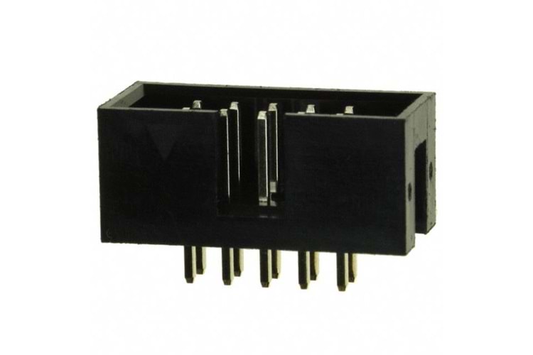 HEADER BOX 10P (2x5) 180* 2.54mm MALE THT