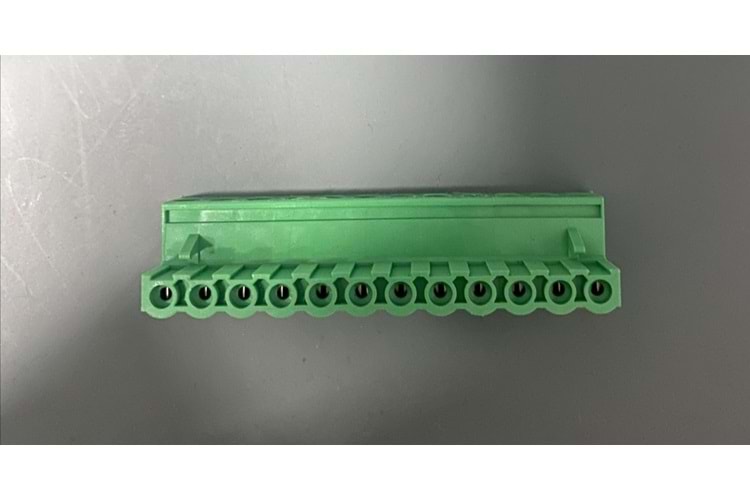 TERM 12P 5.08MM GREEN FEMALE THT