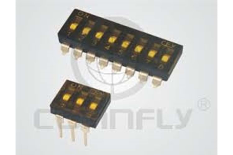 SWITCH DIP 8 WAY A QUALITY WITH MYLAR THT