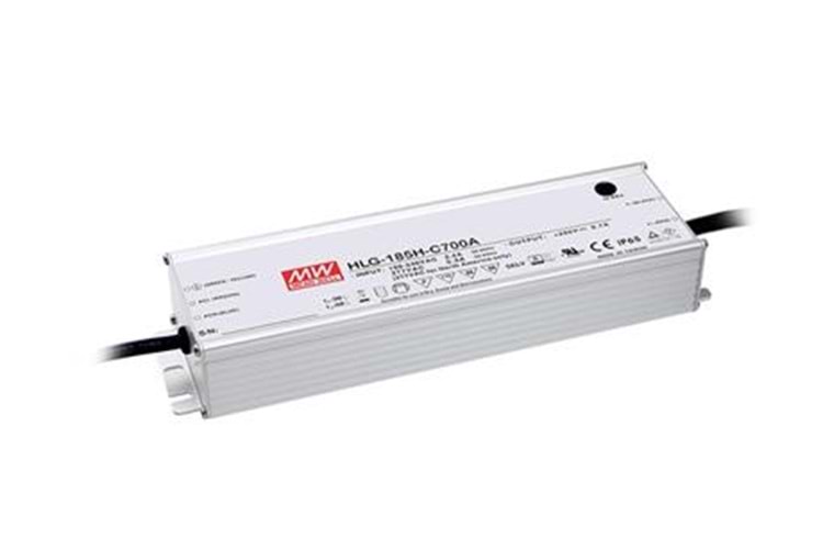 LED DRIVER 277V 2.4A HLG-185H-C700A