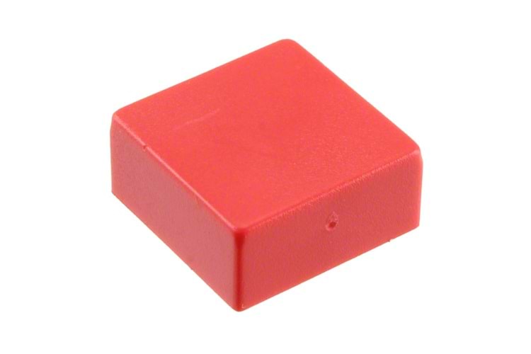 SWITCH SQUARE RED TACTILE BUTTON THT