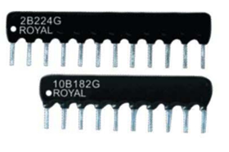 RES ARRAY 1K 5+1 THT