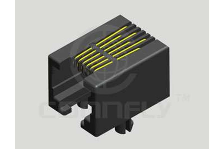 CONN 6P6C TH MODULAR JACK (R11,RJ12,RJ14,RJ25) THT