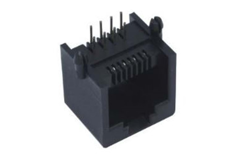 CONN 8P8C MODULAR JACK THT R/A (RJ45,Ethernet) THT