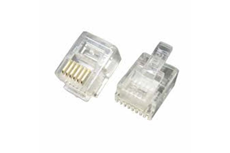 CONN CABLE TYPE RJ11 6P6C MALE THT