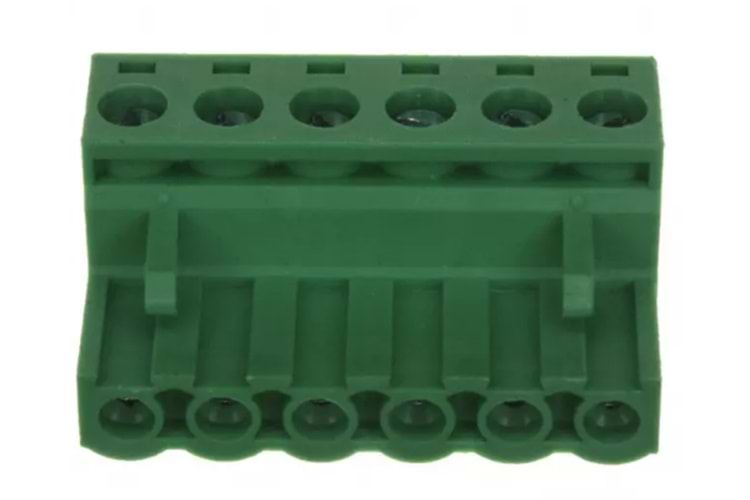 KLM 6PIN TERM BLOCK PLUG 6POS STR 5.08mm FEMALE THT
