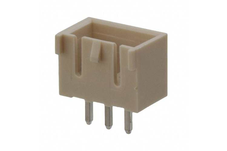CONN 4P 2.50MM 180° NATURAL WHITE TIN MALE THT
