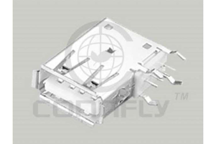 USB CONN A RIGHT ANGLE TYPE 90° THT