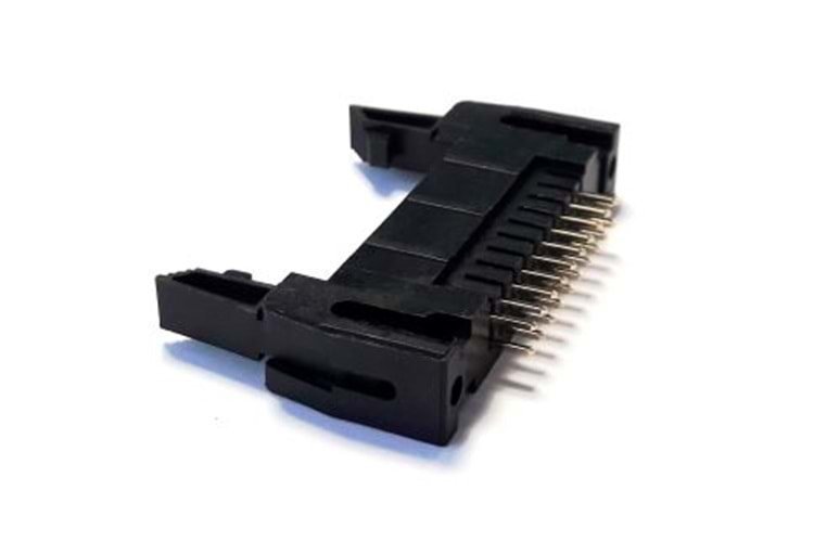 SOCKET 20PIN 2.54mm 180± MALE LOCKED THT