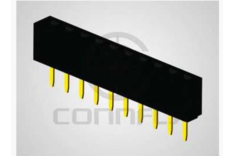 HEADER 1x40 2.00mm 7.00mm 180* V/T TUBE FEMALE THT