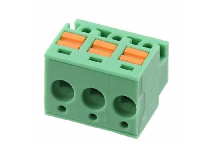 KLM 3PIN 180° FEMALE SINIF BLOCK PLUG 3POS 90° 5mm THT