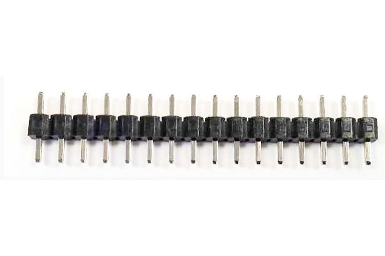 HEADER 1x16 2.54MM 180* 9MM MALE THT