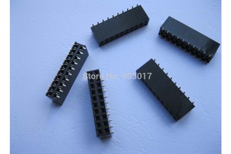 SOCKET 2x3 2.54mm DUAL SMD