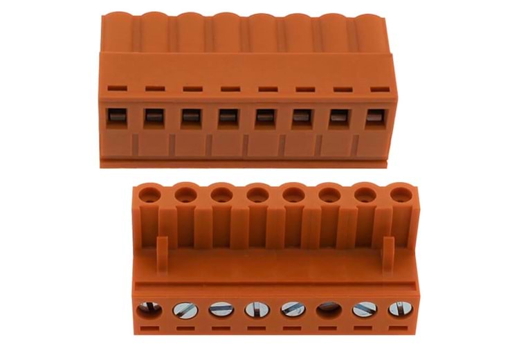 KLM 6P 5.08MM ORANGE FEMALE