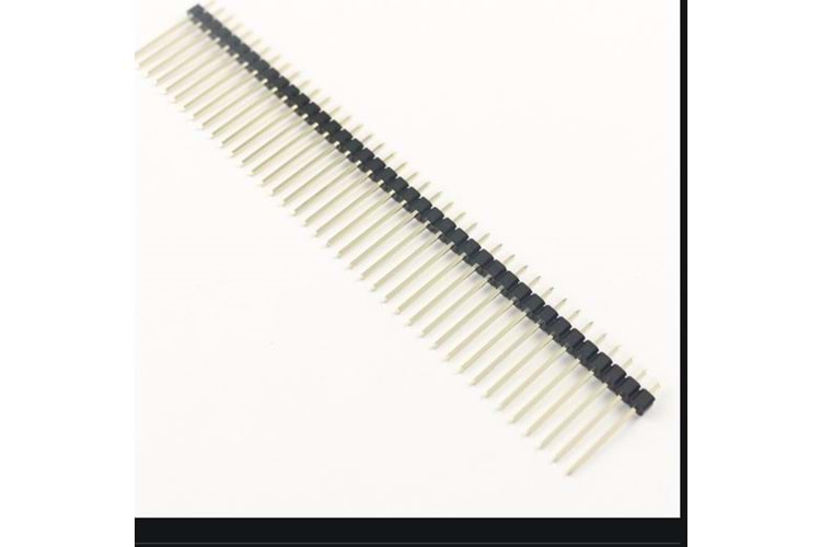 HEADER 1x40 2.54MM 19.00mm 180* MALE THT