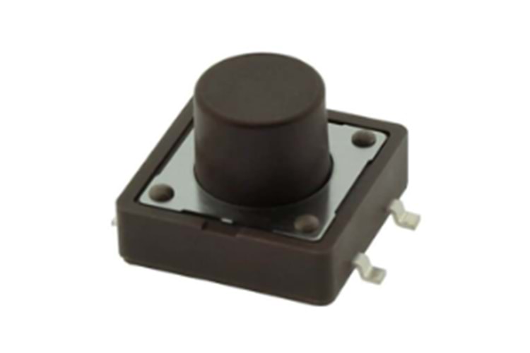 SWITCH TACT 12x12MM 8.5MM 160gF BROWN SMD