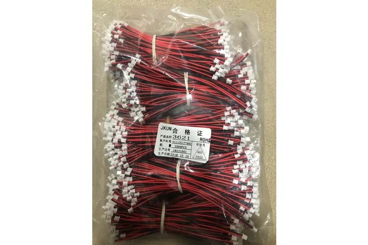 CABLE 3621 2P(1,25MM) 11CM