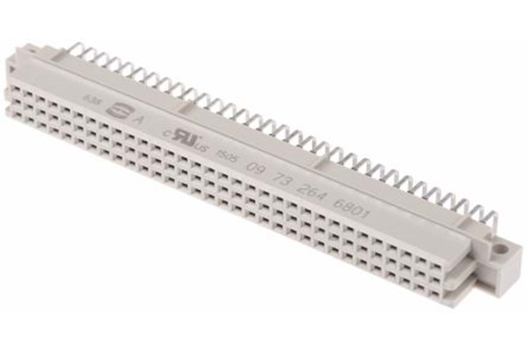 CONN DIN RCPT 96POS PCB RA 09732646801 90 FEMALE