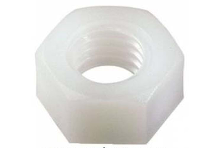 PLASTIC NUT M3 H:2.5mm OUTER D:5.6mm HEX