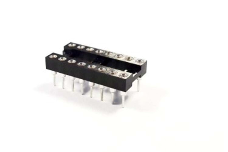 IC-SOCKET 16PIN PRECISION 0.3(7.62MM) CONNFLY THT