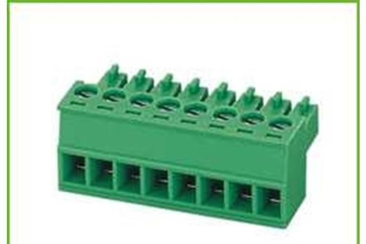 TERM 9P 3.81mm GREEN FEMALE