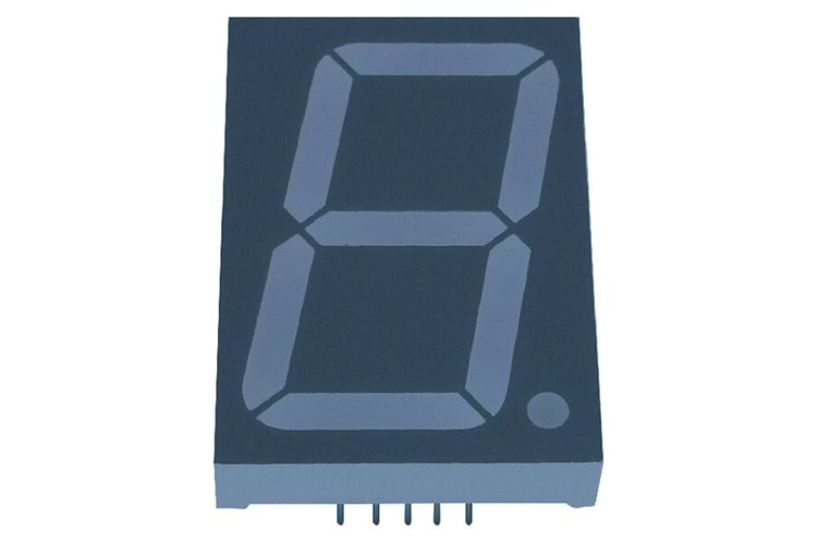 LED DISPLAY 7 SEGMENT 1DIGIT 38.1MM (+) RED E2-1150-AUR-1 THT