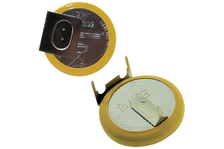 BATTERY 3V LITHIUM 3PIN YATAY EEMB THT