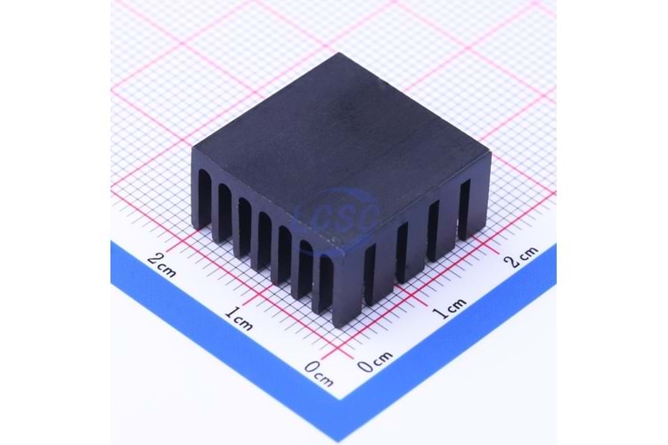 HEATSINK 20X10X20 BLACK C4696 THT