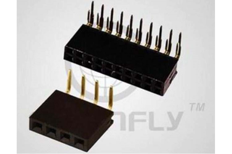 PIN HEADER 4PIN (2x2) 2.54mm 90 THT R/A TRAY