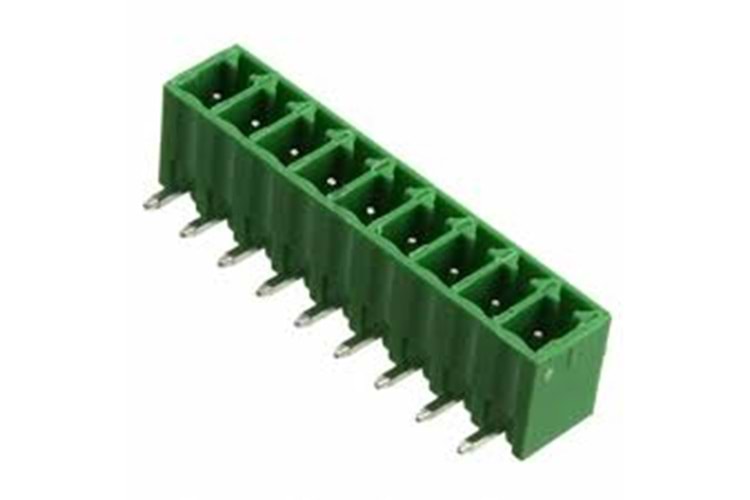 TERM 9P 3.81MM 90* GREEN CLOSED MALE THT